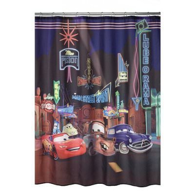 Pixars Cars shower curtain