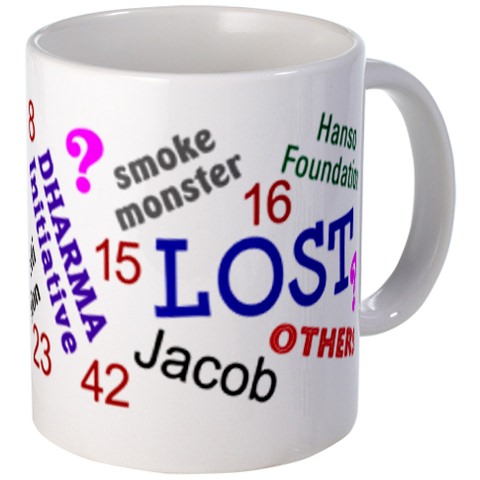 A Mug with everything Lost on it