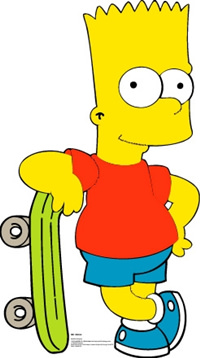 Bart Simpson Cutout