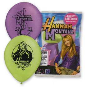 Hannah Montana Balloons to dress up your party