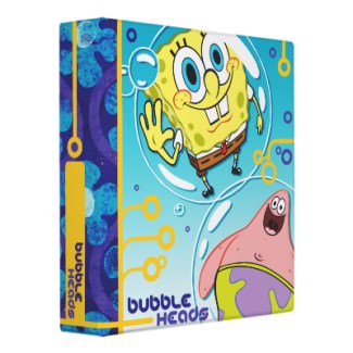 Spongebob Squarepants on a binder for school