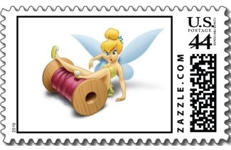 tinkerbell postage stamp to send to all your friends