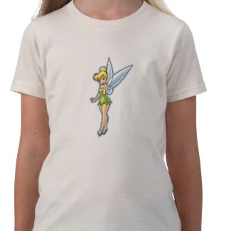 Cute Tinkerbell on a T-Shirt that you can personalize 