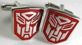 Transformers autobot cufflinks