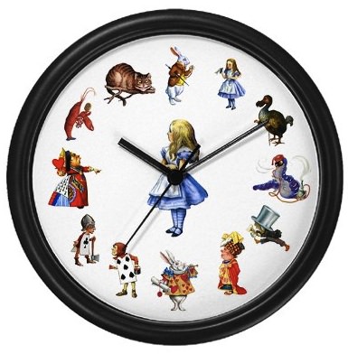 Alice Wonderland Birthday Party on Alice In Wonderland Clock   Thlog