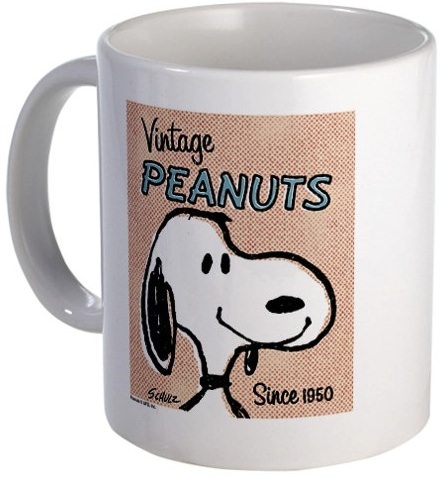 vintage peanuts mug