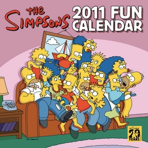 The Simpsons 2011 Wall Calendar