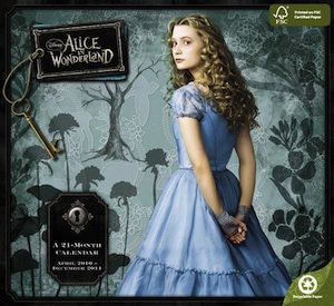 Alice in Wonderland 2011 Wall Calendar