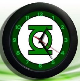 Green Lantern Wall Clock