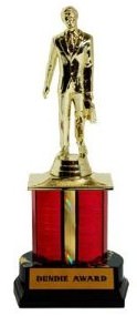 The Office Dundie Award Trophy