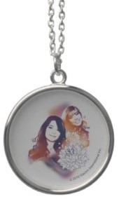 iCarly and Sam on this silver pendant