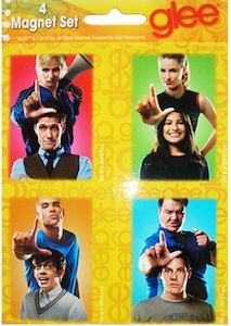 The Glee cast on magnets