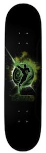 A green lantern skateboard that is what you need this summer