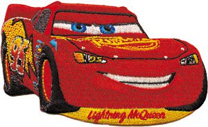 Lightning McQueen patch Ready to race for the piston cup