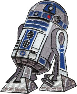 Star Wars Robot R2-D2 now as iron on patch