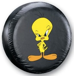 Tweety Bird tire cover