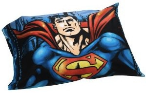 Superman double sided pillowcase