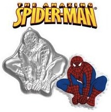 A wilton Spider-Man cake pan for your birthday party