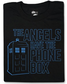 Doctor Who The Angels have the phone box tshirt