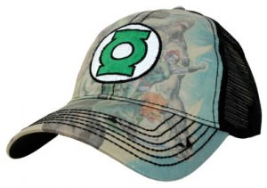 GREEN LANTERN Comic Print Cap