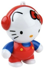 Hello kitty speaker made by Headphonies it's cute and give great sound.