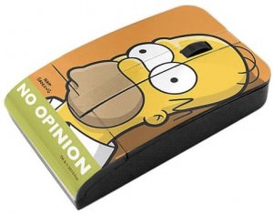 Homer Simpsons No Opinion USB computer mouse