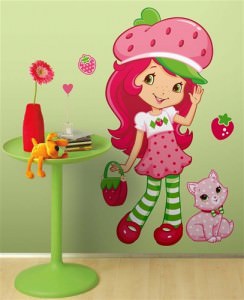 Strawberry Shortcake(TM) Scratch 'n' Sniff Giant Wall Decal
