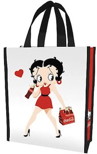 Betty Boop reusable shopping bag with coca Cola