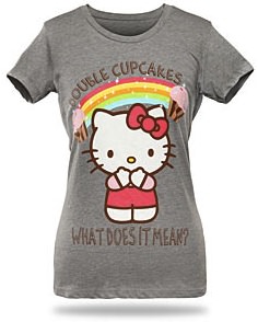 Hello Kitty double cupcakes t-shirt