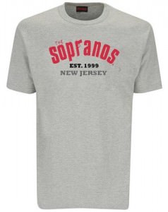 The Sopranos 'Collegiate' Logo Men's T-Shirt