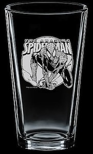 Spider-Man set of two pint glasses 