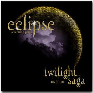 Twilight eclipse party coaster