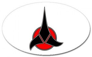 Klingon Symbol Decal