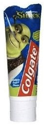 Shrek fluoride colgate kids toothpaste