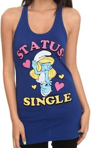 The Smurfs Status single Smurfette tank top t-shirt