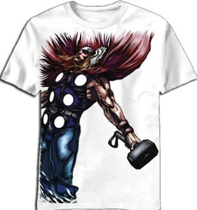 Thor Serving his Hammer on this amazing t-shirt