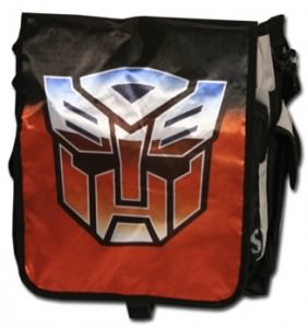 Messenger style Autobot transformers backpack