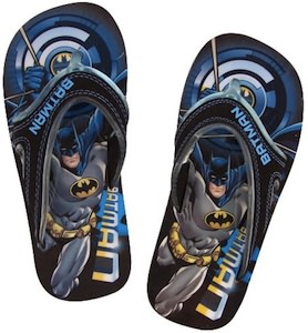 Batman the Dark knight flip flops for kids