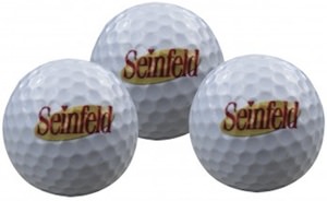 Set of 3 Seinfeld golfballs