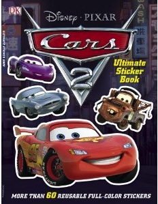 Cars 2 reusable sticker book with more then 60 stickers 