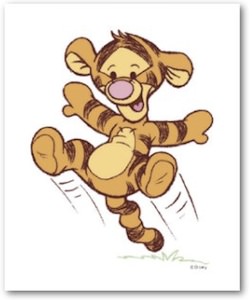 little Tigger a baby poster for you kids room