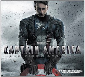 Captain America Movie Calendar of 2012