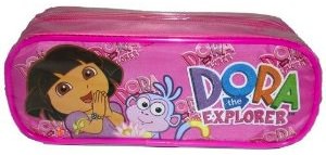 Dora the explorer pink pencil case