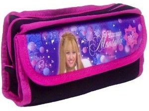 Hannah Montana Black and shiny pencil case
