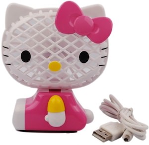 Hello Kitty Desk fan usb or battery powered