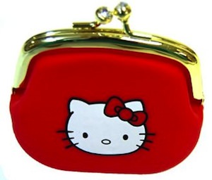 Hello Kitty red wallet coin purse