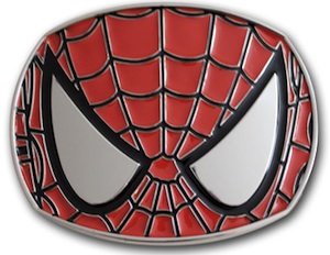Spider-Man Belt Buckle of his mask
