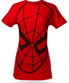 Women are gone love this Spider-Man face baby doll t-shirt