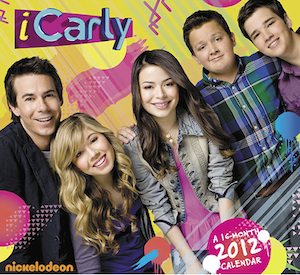 2012 iCarly picture calendar for on the wall