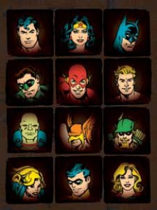 DC Comics Roll Call 30x40 Tapestry